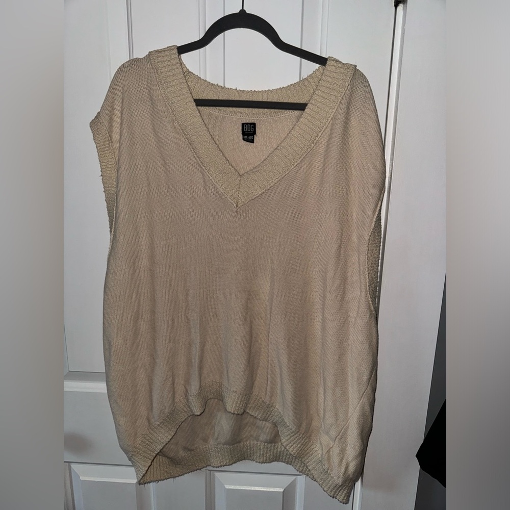 bdg oversized sweater vest